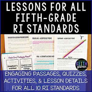 Lessons for all 10 Fifth-Grade RI Standards