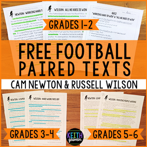Football passages that engage reluctant readers